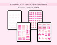 2026 Simply Elegant Digital Planner in Pink