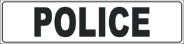 POLICE MAGNETIC SIGN 24X6"