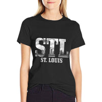 St. Louis STL Skyline Pride Missouri Vintage  Quick-drying T-Shirt