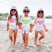 Beach Bum (front) / Ocean Sunset (back) - Child Tee
