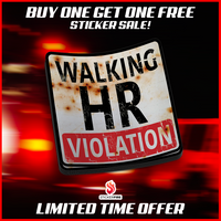 Walking HR Violation Decal