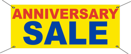 ANNIVERSARY SALE YELLOW BACK