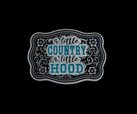 A Little Country A Little Hood Tri-Layer Acrylic Hat Patch