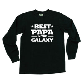"Best ____ In The Galaxy" - (Choose Your Name) - Long Sleeve Comfort Colors Tee