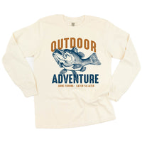 Outdoor Adventure - LONG SLEEVE Comfort Colors Tee
