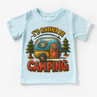 I'd Rater Be Camping Camper Shirt - Camp Tee