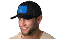 Alaska Flag Trucker Hat  |  Black Alaska Flag Snapback