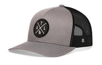 Atlanta Trucker Hat  |  Gray-Black ATL X Snapback