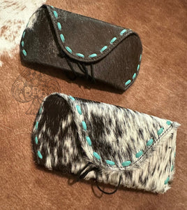 Cowhide Sunglass Holder (exact hides) - RTS