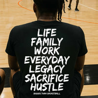 Basketball is Life - T-Shirt - Black