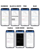 Digital Phone Planner Books & Entertainment Widgets