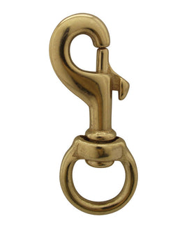 3-3/4" BRONZE SOLID BRASS SWIVEL SNAP