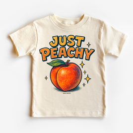 Just Peachy Fruit Shirt - Food Pun Tee