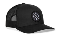 Birmingham Trucker Hat  |  Black BHM X Snapback