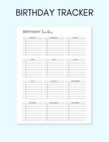 Birthday Tracker