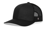 Blank Trucker Hat  |  Black Snapback