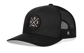 Boston Trucker Hat  |  Black BOS X Snapback