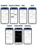 Digital Phone Planner Bucket List Widgets