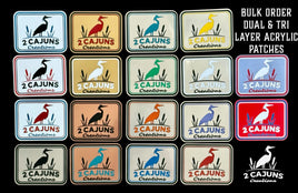 Bulk Pricing Custom Tri-Layer Acrylic Hat Patches