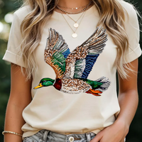 Rhinestone Mallard Comfort Colors T-Shirt