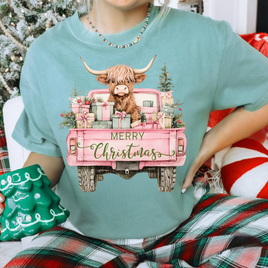 Highland Cow Christmas Crewneck