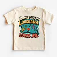 Somebody In Louisiana Loves Me Shirt - State Souvenir Tee