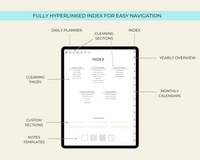 Cleaning & Organization Digital Planner