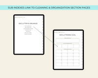 Cleaning & Organization Digital Planner