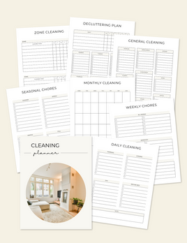 Cleaning and Organization Planner