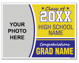 Graduation Sign - 24x18 Yard Sign with Photo