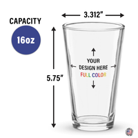 Custom 16oz Pint Glass