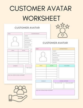 Customer Avatar Worksheet