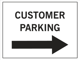 Customer Parking arrow right