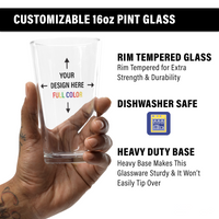 Custom 16oz Pint Glass