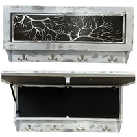 Coat Rack Hidden Gun Storage - Winter Tree