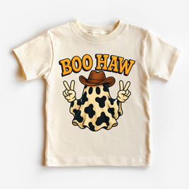 Boo How Cowboy Ghost Halloween Shirt - Western Halloween Tee