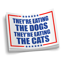They're Eating the Cats Sticker