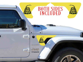 fender vent for the JL or JT 2018 or newer don't tread on me