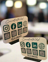 Custom Acrylic QR Code Sign