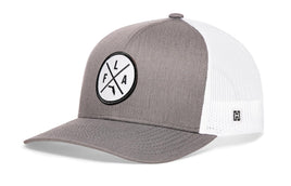 Florida Trucker Hat  |  Gray-White FLA X Snapback
