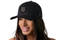 Florida Trucker Hat  |  Black FLA X Snapback