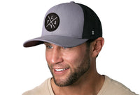 Florida Trucker Hat  |  Gray-Black FLA X Snapback