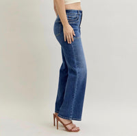 Judy Blue Mid Rise 90's Straight Leg Fit Jeans