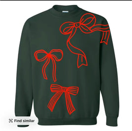 Christmas Bows T-Shirt/ Crewneck