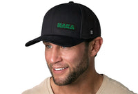 Haka Branded Trucker Hat  |  Black Rubber Patch Snapback