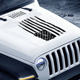 Grunge Flag Hood Graphic