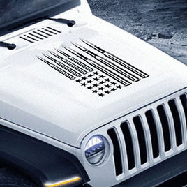 Merica Jeep Hood Graphic