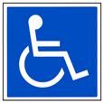 Handicap Decals 3"x 3"