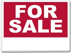 For Sale 24x18 Yard Sign - 1 Color