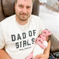 Dad of Girls #outnumbered - Unisex Tee